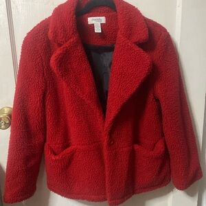 Charlotte Russe Oversized Fuzzy Blazer